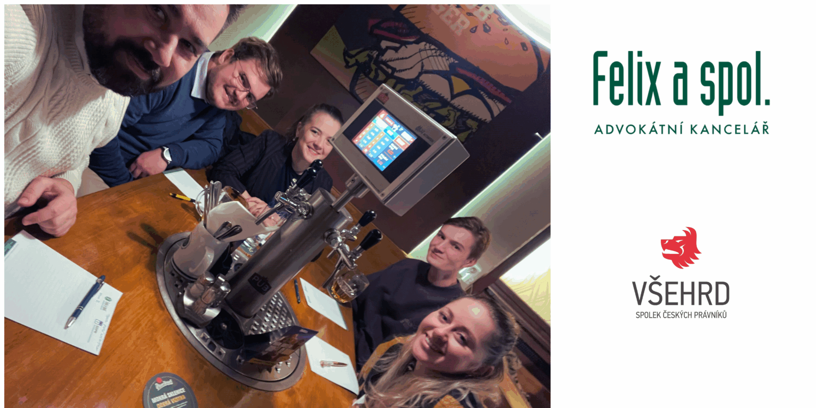 Felix a spol. na PubQuizu se studenty Právnické fakulty UK