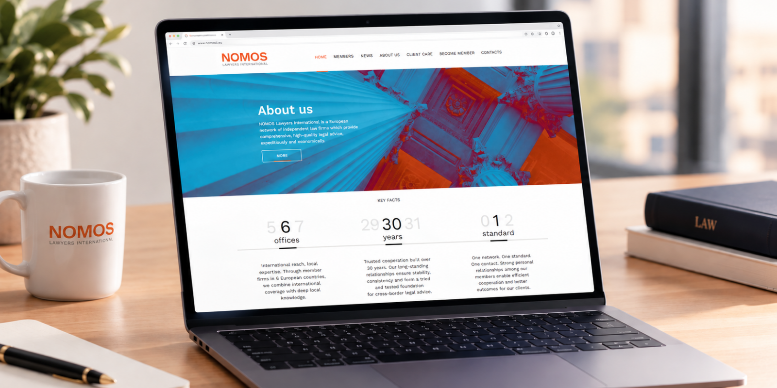 NOMOS má po 30 letech nový web a nové logo